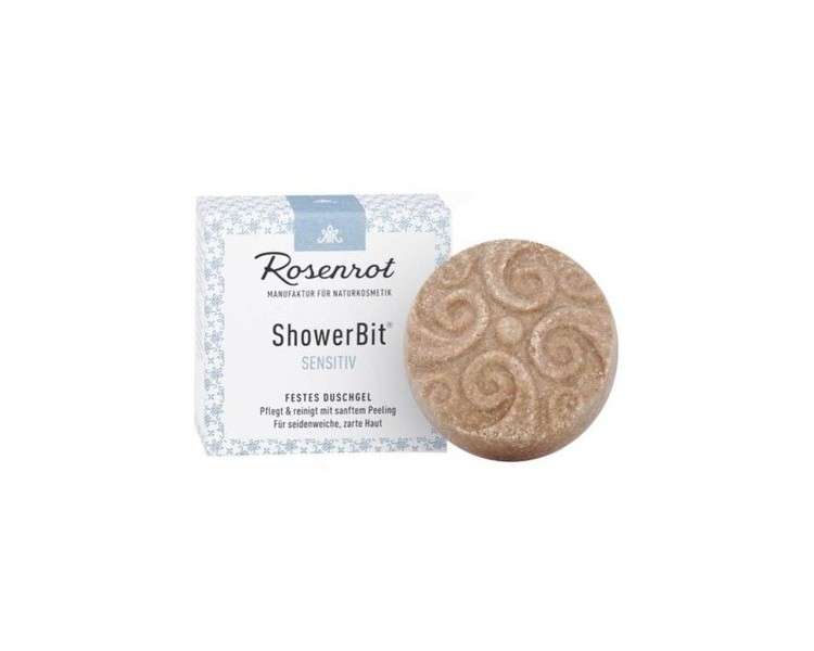 Festes Duschgel ShowerBit Sensitiv 60g ROSENROT