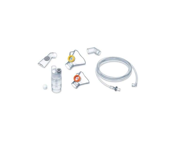 Beurer IH 26 Kids Yearpack Replacement Set for Inhaler with Nebulizer Mouthpiece Masks Elbow Piece Compressed Air Hose and Filters