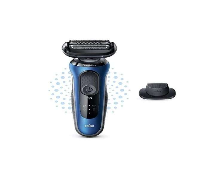 Braun New Series 6 B1200s Cordless Shaver with AutoSense, SensoFlex, EasyClick - Wet & Dry