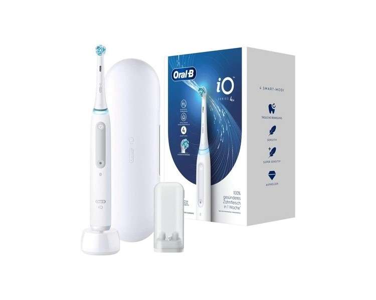 Oral-B iO Series 4 Quite White Electric Toothbrush White