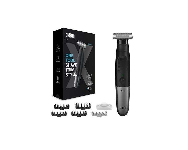 Serie X Beard Trimmer Black/Silver XT5100