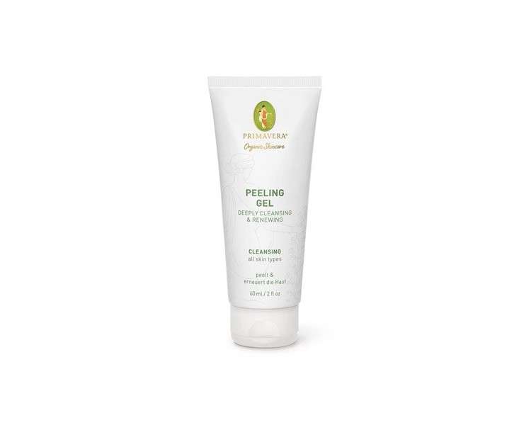 PRIMAVERA Deeply Cleansing and Renewing Peeling Gel 60ml - Vegan Natural Cosmetics for All Skin Types