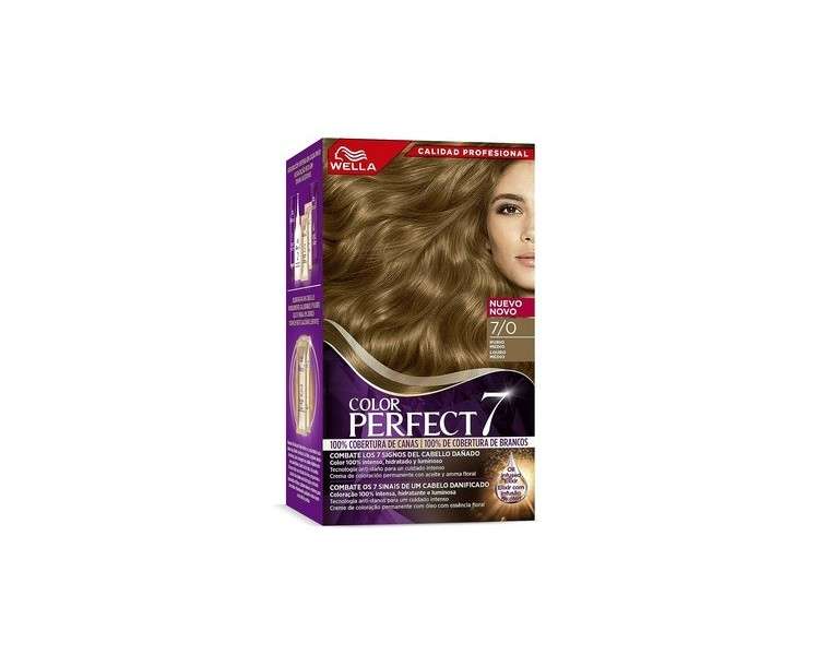 Wella Color Perfect 7 Medium Blonde 100% Gray Coverage