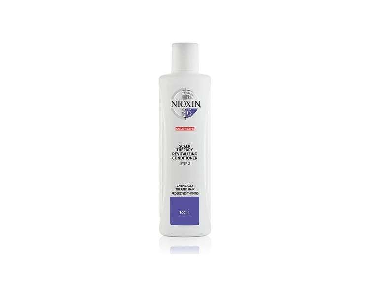 Nioxin 3-Part System 6 Scalp & Hair Treatment Conditioner for Chemically Treated Hair with Progressed Thinning 300ml