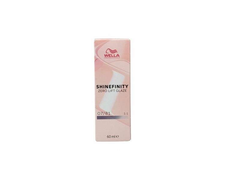 Wella Shinefinity Permanent Hair Color Nº 07/81 60ml