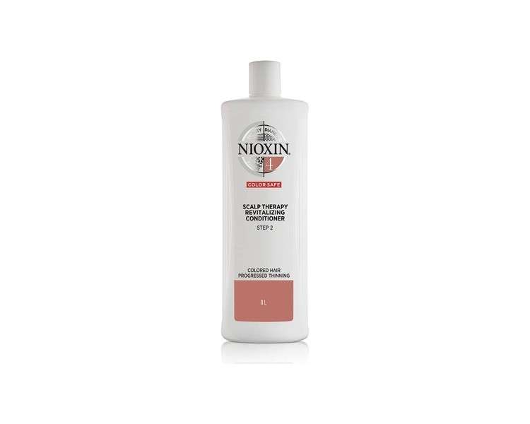 Nioxin 3-Part System 4 Colored Hair with Progressed Thinning Hair Treatment Scalp Therapy Hair Thickening Treatment Conditioner 1L