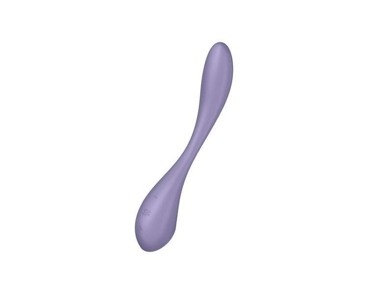 Satisfyer G-Spot Flex 5 Connect App 23cm G-Spot Vibrator with Flexible Shape and 2 Motors - Lilac