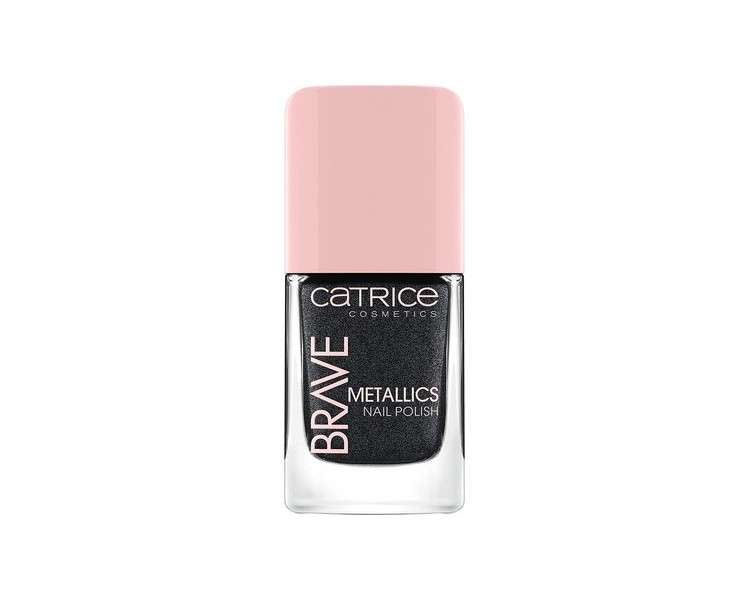 Catrice Brave Metallics Nail Polish 10.5ml - No. 01 Starry Nights Blue Metallic Long-Lasting Vegan and Acetone-Free