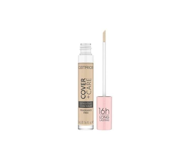 Catrice Cover + Care Sensitive Concealer, Concealer, No. 010c, Nude, Anti