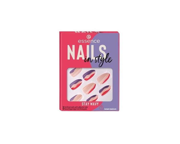 Essence False nails Nails in Style Stay Wavy