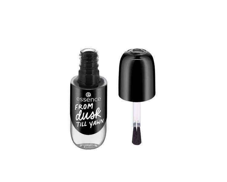 Essence Gel Nail Colour Gellack Nr. 46 From Dusk Till Yawn Black 8ml