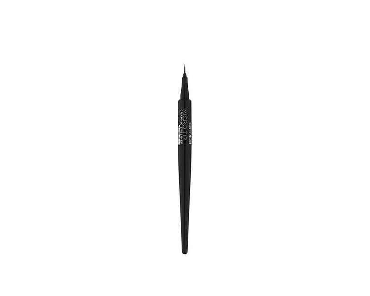 Catrice Micro Tip Graphic Waterproof Eyeliner 0.6ml - 010 Deep Black