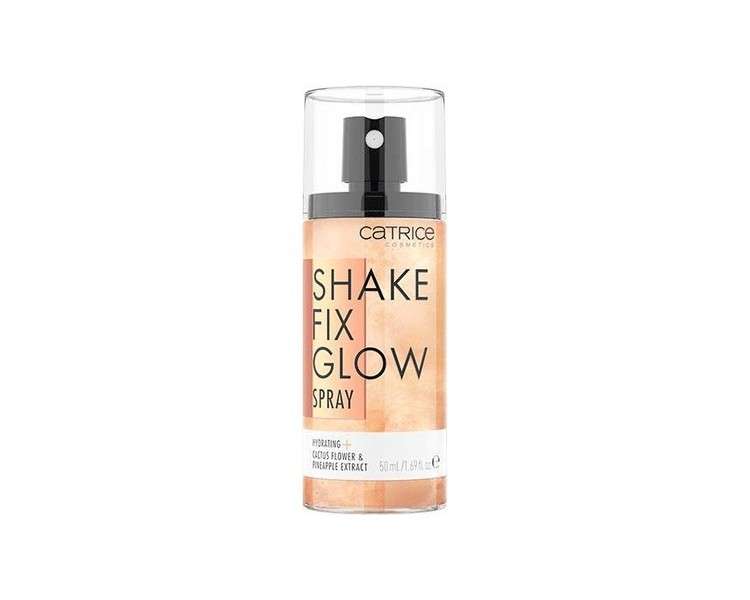Catrice Shake Fix Glow Spray Face Spray 50ml - Translucent Vegan and Nanoparticle Free