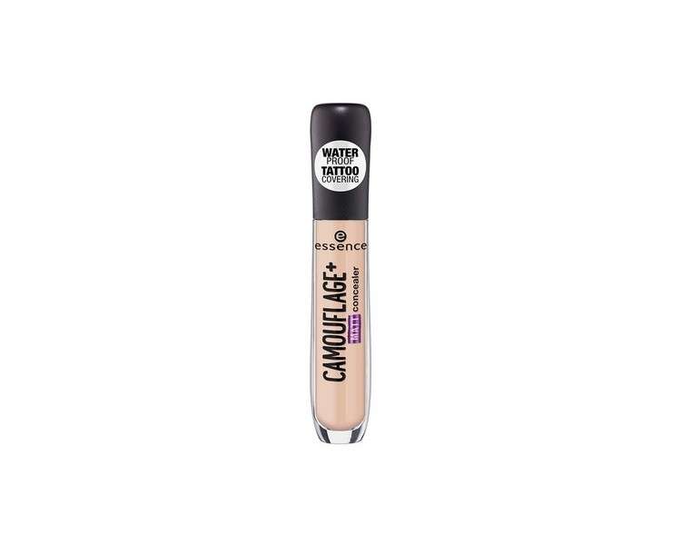 Essence Camouflage+ Matt Concealer 5ml Natural Beige - Vegan, Oil-Free, Waterproof