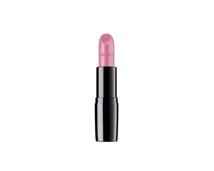 ARTDECO Perfect Color Lipstick Frosted Rose 0.14 Oz - Creamy Pearly Finish with Hyaluronic Acid - Lip Plumper and Care