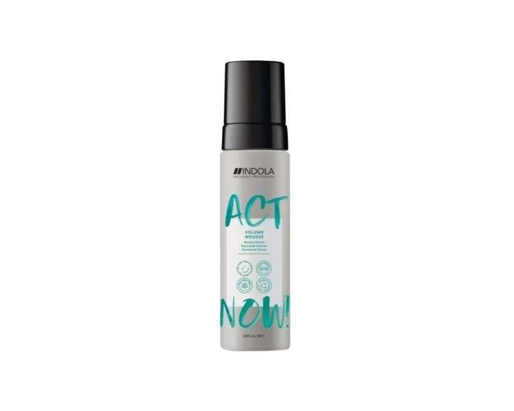 Indola Act Now! Non-Aerosol Volume Mousse 200ml