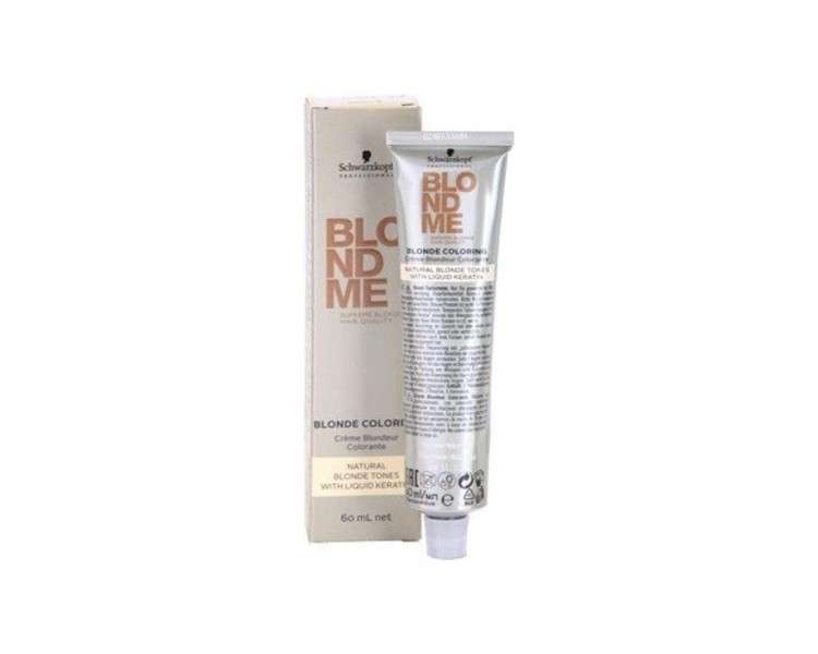 Schwarzkopf BLOND ME Natural Ice Blonde Coloring 60ml