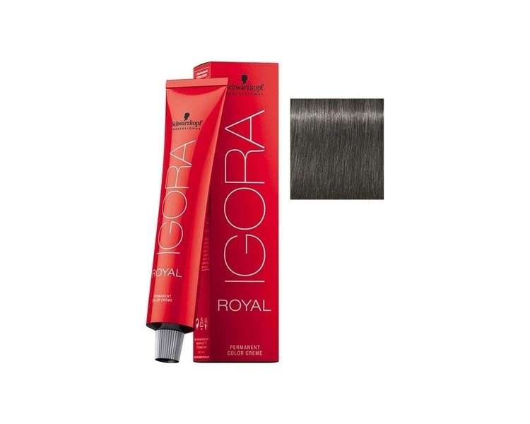 Schwarzkopf Igora Royal Permanent Hair Colour, No.6-12 Dark Brown Candre Ash 60ml