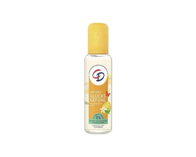 CD Deo Spray Glück 75ml Aluminum-Free Long-Lasting Protection for 24 Hours