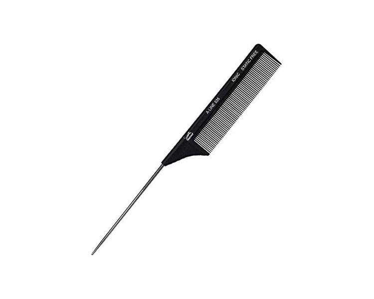 Jaguar A-Line 535 Ionic 8.75" Black Comb With Metal Pin