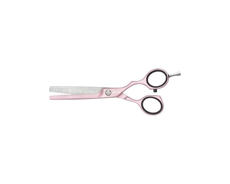 Jaguar White Line Pastel Plus 40 Offset Texturing Scissors 5.5-Inch Rose