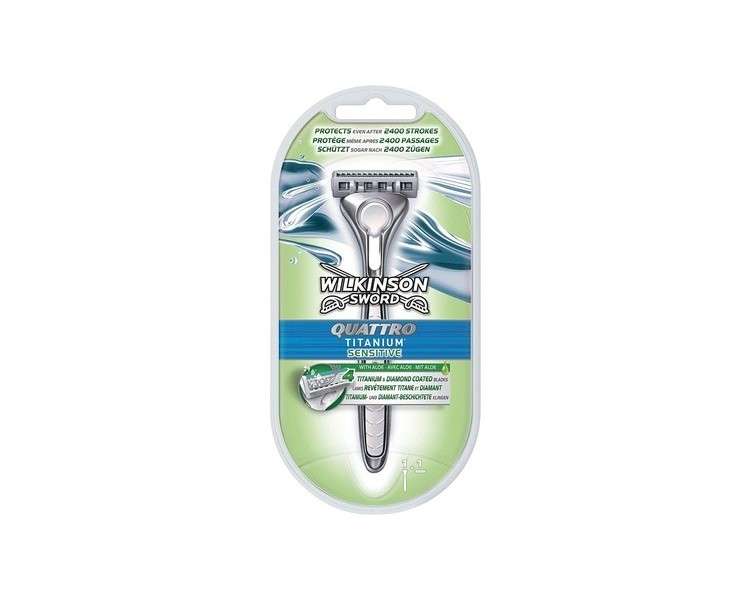 Wilkinson Sword Quattro Titanium Sensitive Razor