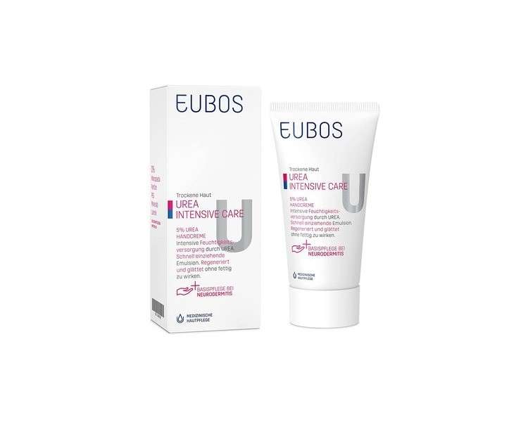EUBOS Urea Intensive Care Hand Cream for Dry Skin 75ml