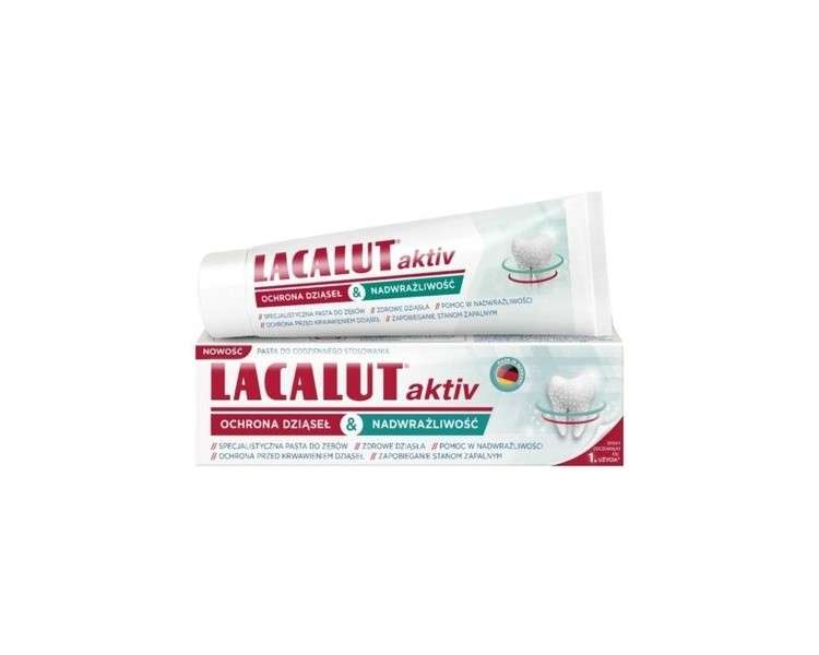 Lacalut Activ Toothpaste Gum Protection & Sensitivity 75ml