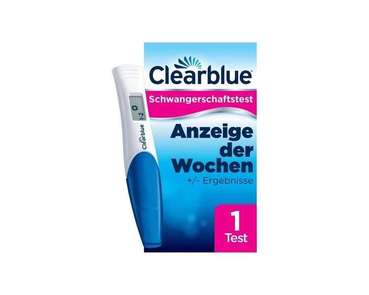 Clearblue Pregnancy Test with Weeks Indicator and Clear Digital Results