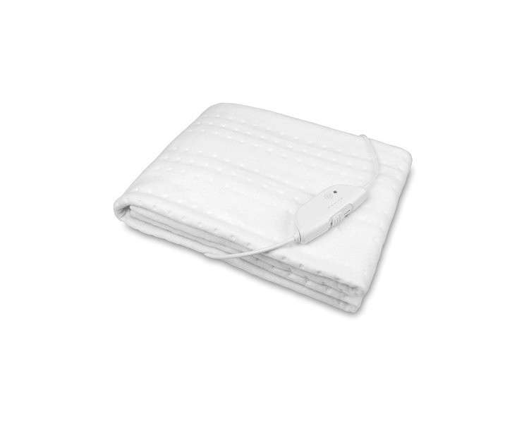 Medisana HU 674 Heated Underblanket 150 x 80 cm with Automatic Shut-Off and Overheating Protection 4 Temperature Levels - Washable - Suitable for All Common Mattresses