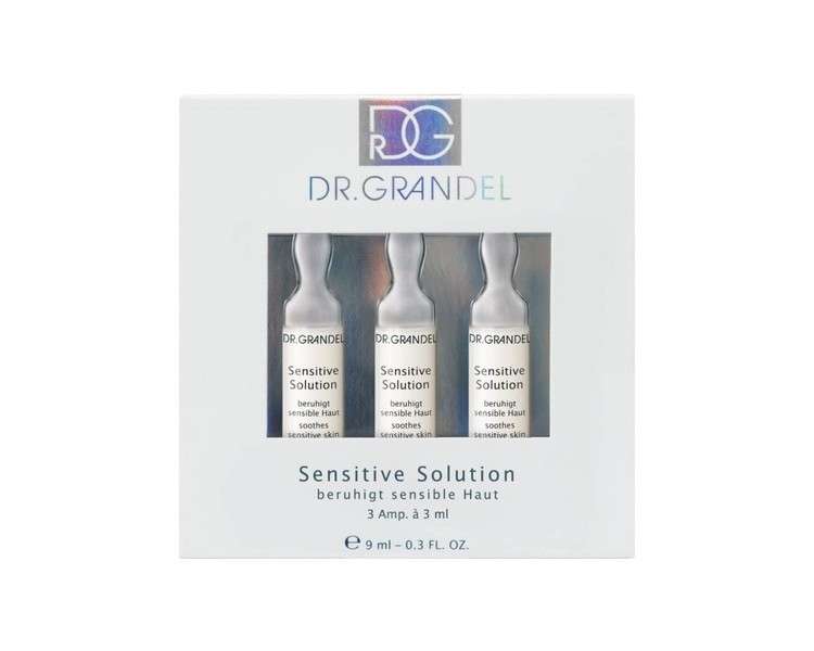 Dr. Grandel Sensitive Solution Active Ampoules 3x3ml Soothes Sensitive Skin