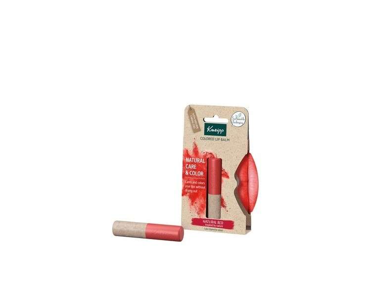 Kneipp Lip Balm with Natural Color Net, Long-Lasting, Vegan, 100% Natural Origin 3.5g