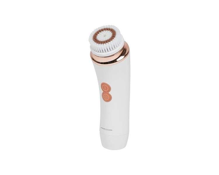 ProfiCare PC-GRB 3081 Facial Cleansing Brush with 2 Brush Heads and 2 Speed Settings - White