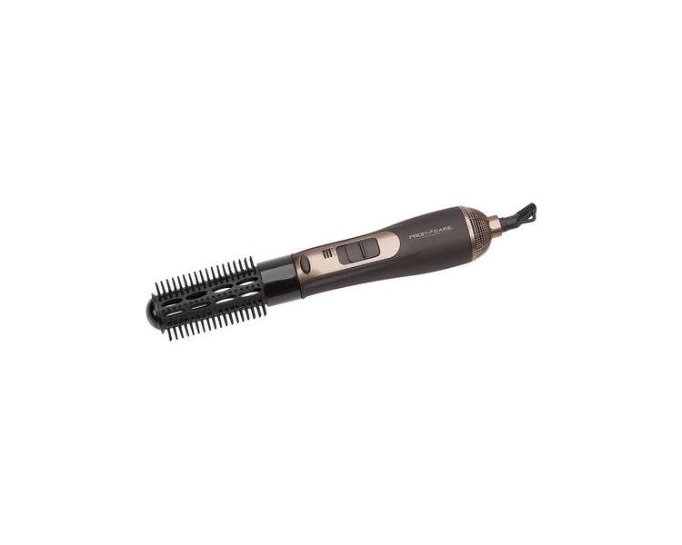 ProfiCare 330111 PC-HAS 3011 Hot Air Curling Brush with 2 Interchangeable Brush Attachments 2 Temperature/Power Settings Cold Setting for Style Fix Brown-Bronze