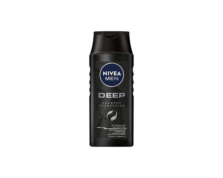 NIVEA MEN Deep Shampoo with Activated Charcoal 250ml