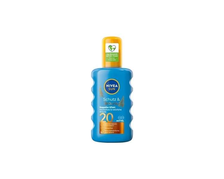 NIVEA SUN Sunscreen Spray SPF 20 Protection and Tan 200ml