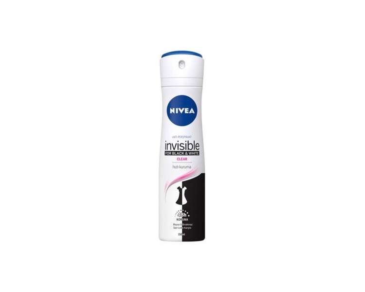 Nivea Black & White Invisible Deodorant 200ml