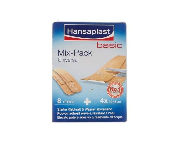 Hansaplast Universal Mixed Pack - Pack of 8