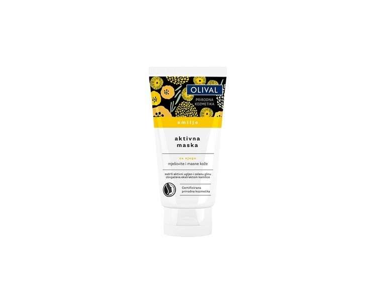 Olival Activated Charcoal Face Mask with Immortelle Oil 75ml