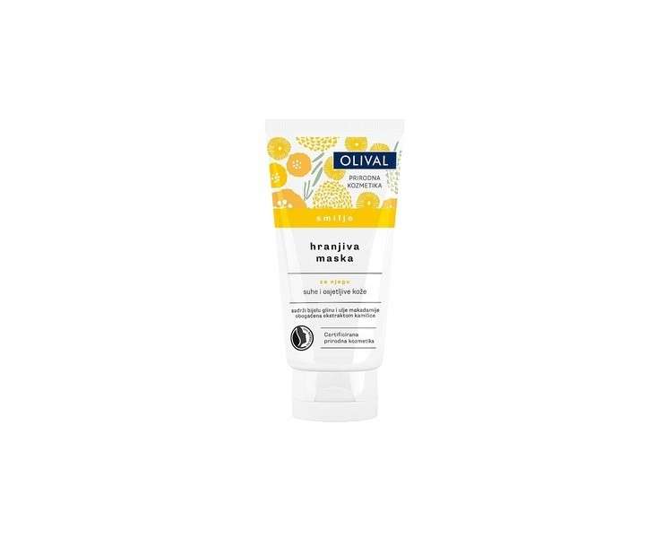 Olival Nourishing Face Mask with Immortelle Oil Deep Cleansing 75ml