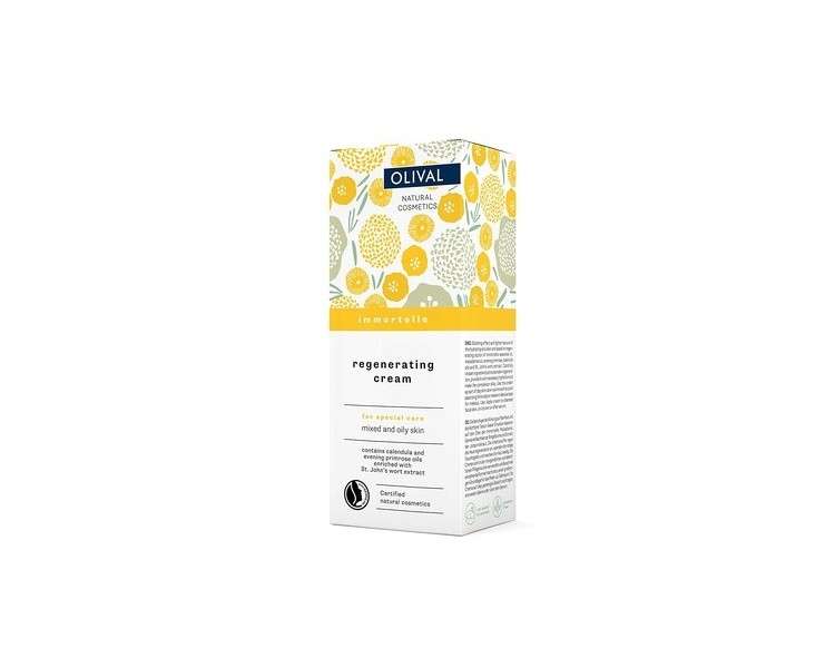 Olival Regenerative Special Care Cream with Immortelle Oil 50ml