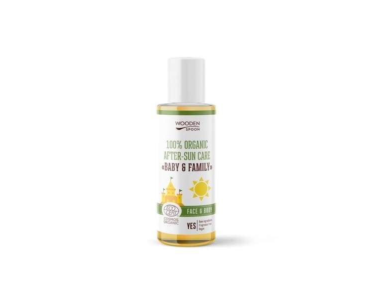 Organic After Sun Baby & Family Face and Body 100% Certified Organic for Ingredients