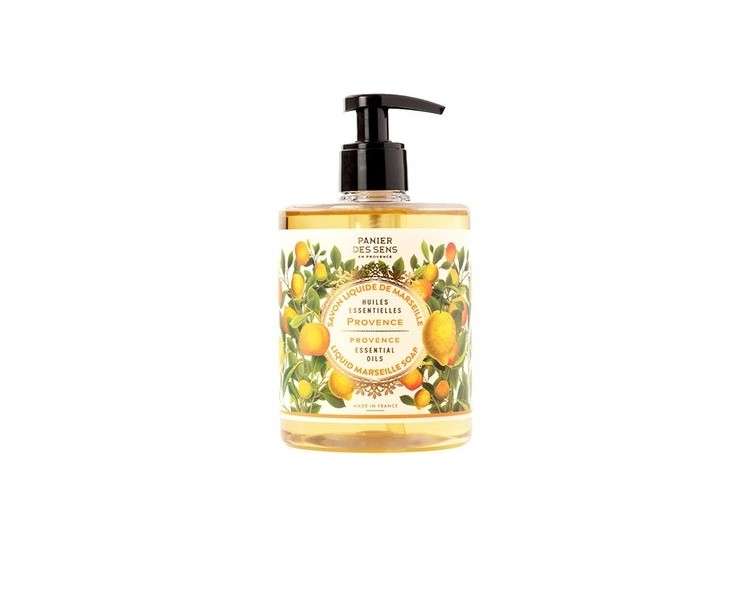 Panier des Sens Marseiller Liquid Soap Provence 500ml - Natural Soap Made from 100% Vegetable Oils for Hands and Body