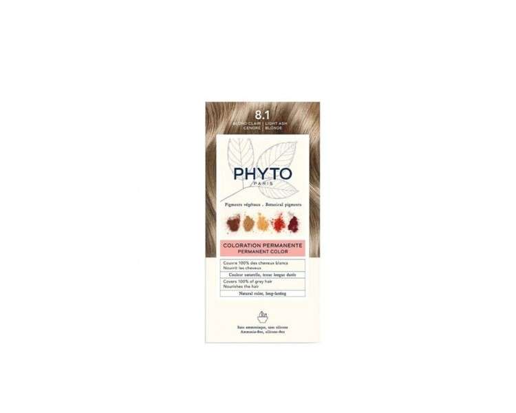 PHYTO Permanent Light Blonde 8.1 Hair Coloring