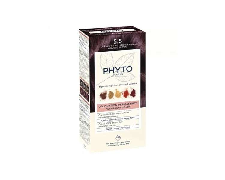 PHYTO Permanent Light Brown 5.5 Hair Coloring