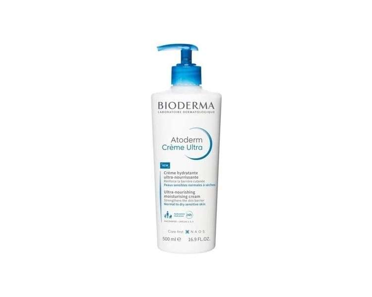 Bioderma Atoderm Ultra-Nourishing Moisturising Cream Fragranced 500ml