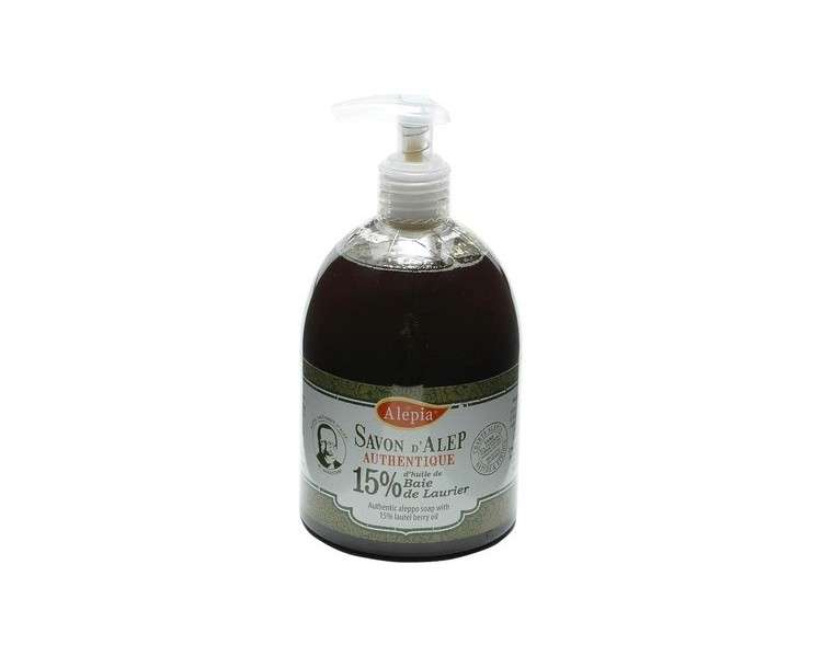 Alepia Authentic Liquid Aleppo Soap 15%