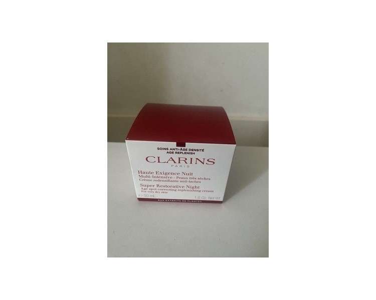 Clarins Super Restorative Night Cream 50ml for Very Dry Skin
