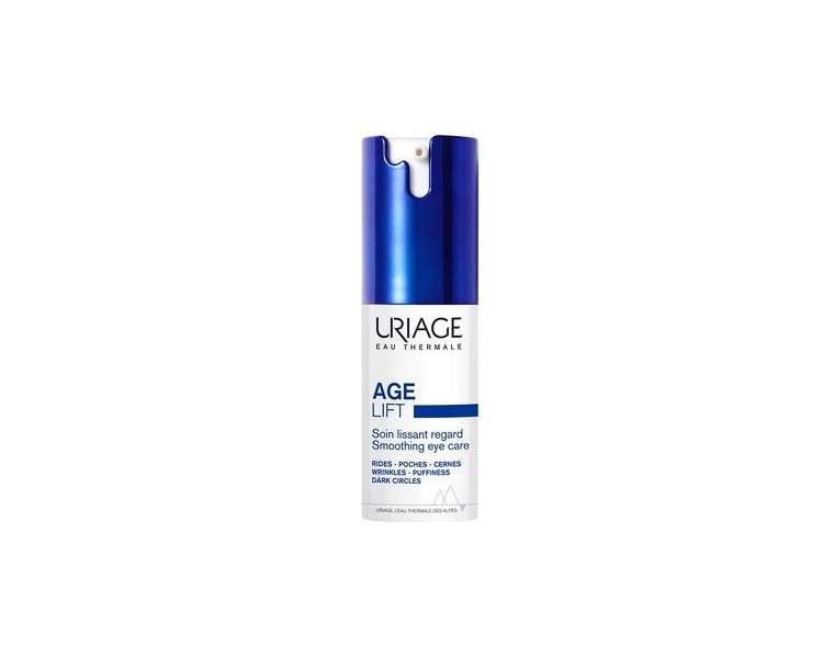 Uriage Age Lift Multi-Actions Eye Contour Cream 0.5 fl.oz. with Retinol, Hyaluronic Acid and Vitamins C & E