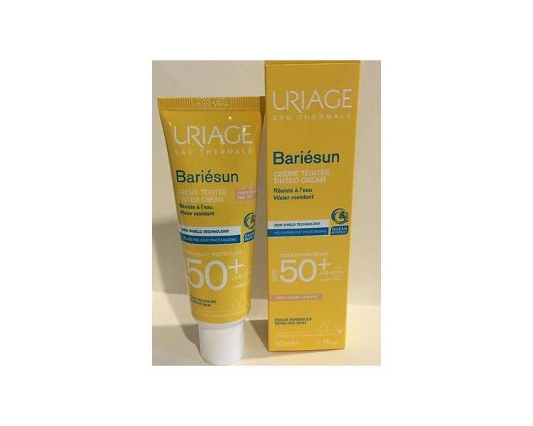 Uriage Bariesun Tinted Cream Fair Claire SPF50+ 50ml - New Packaging